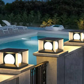 Borne Lumineuse Jardin Solaire Moderne Décorative Extérieure - Clowas.fr
